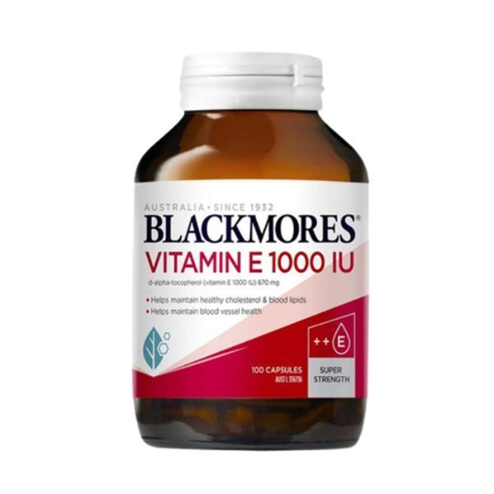 [해외] 블랙모어스 내추럴 비타민 E 1000IU 100캡슐