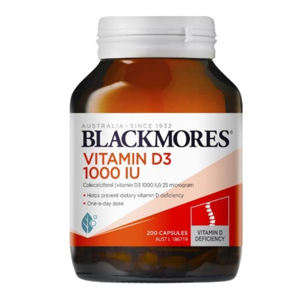 [해외] 블랙모어스 비타민 D3 1000IU 200캡슐